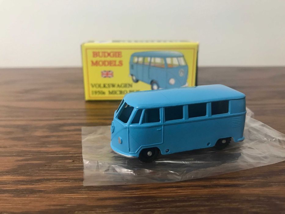 vw volkswagen micro bus 1950s saloon car Budgie Models