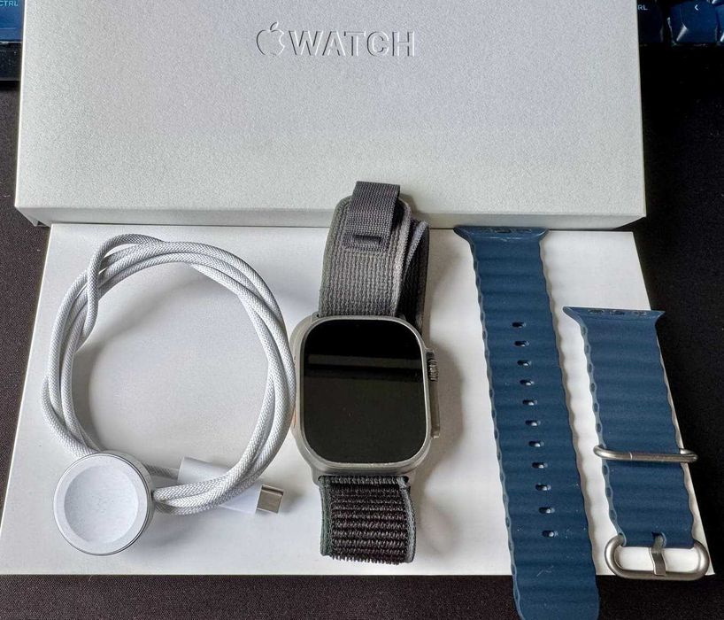 Apple Watch Ultra 2 GPS + Cell 49mm bat. 92% tytan 2 paski - super stan