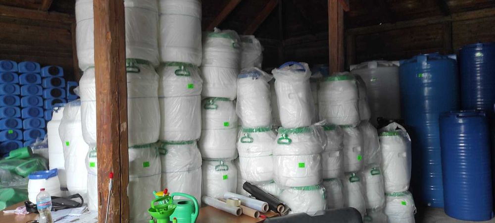 Бідон пластиковий харчовий  10, 20, 35, 45, 55, 65, 75, 80, 100, 120 л