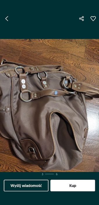 Oferta do 2.01 Damska torebka GGL Orginalna. Ze skórą.