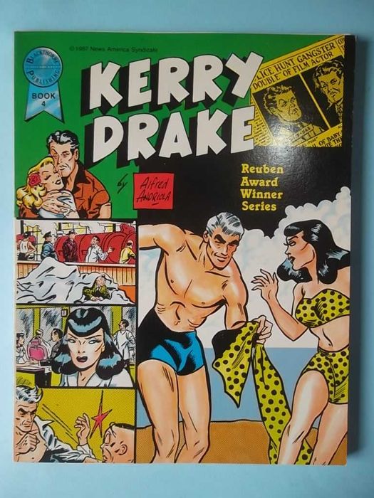 KERRY DRAKE - Alfred Andriola - 4 volumes, BD clássica de 1943 a 1946