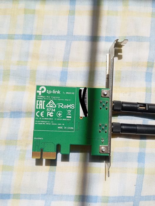 Adaptador wifi tp-link 300 Mbps PCIe
