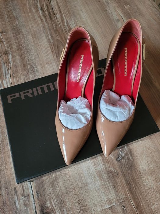 Prima Moda szpilki kolor nude r. 35