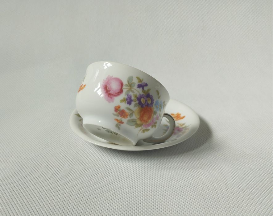 Porcelanowa filiżanka ze spodkiem Rosenthal lata 20.
