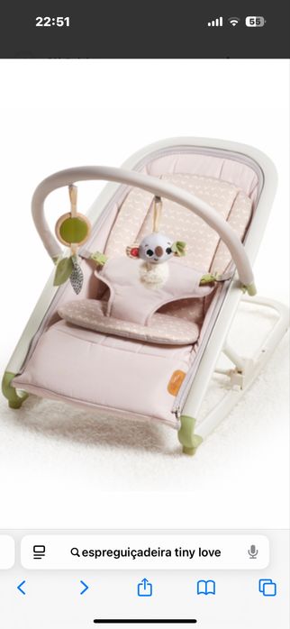 Vendo Espreguiçadeira Tiny love como nova
