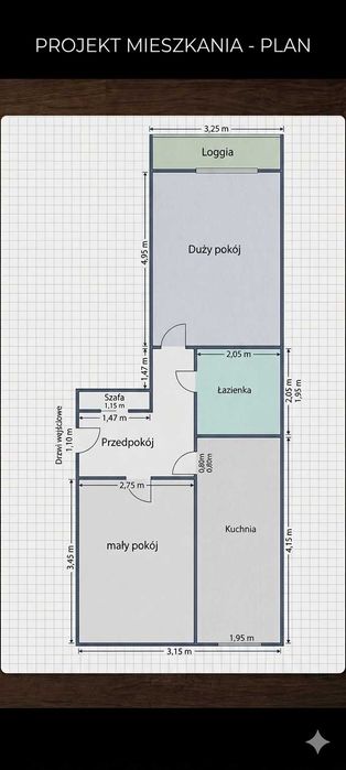 NOWA CENA 2-pokojowe mieszkanie- Bez pośredników! Klimatyzacja (44,4 m²) - Widok 6