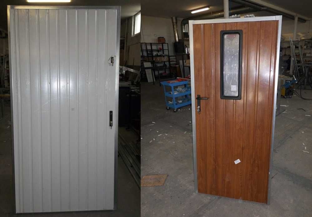 Stalowe Drzwi Techniczne NA WYMIAR Drzwi Furtka do garażu kotłowni