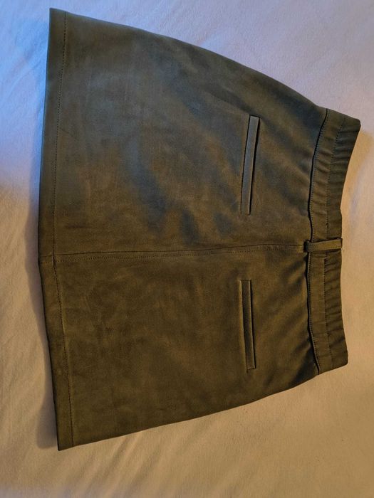 Mini spódniczka -oliwkowa