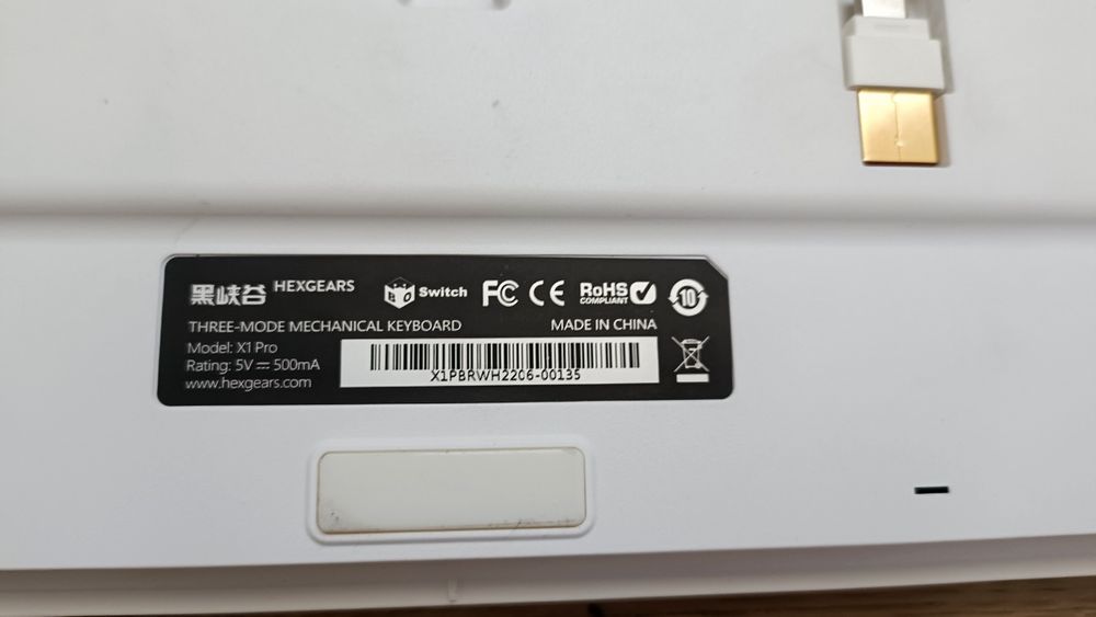 Klawiatura mechaniczna hexgears X1 pro bezprzewodowa