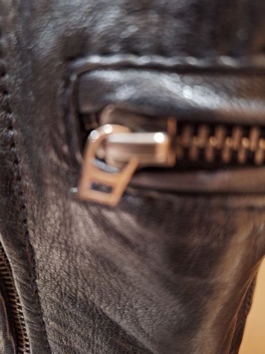 Kurtka skórzana Stradivarius L prawdziwa skóra