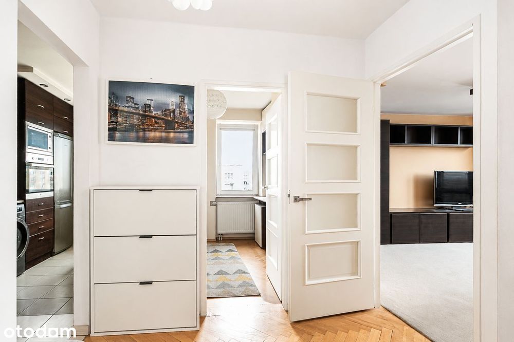 3 pok. | 48 mkw | Balkon | Panorama miasta | Mokotów