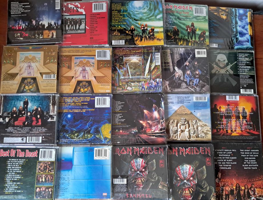 CD Audio  Iron Maiden Accept Sabbath Priest Helloween AC/DC Manowar Wild Slade