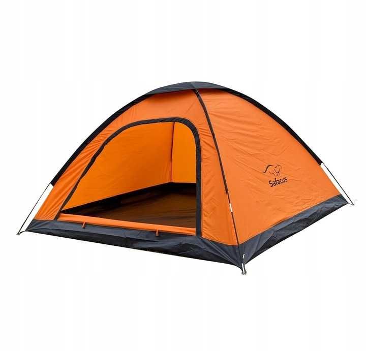 SAFACUS Namiot Kempingowy 3-4 Osobowy Lekki Wodoodporny Kopułowy
