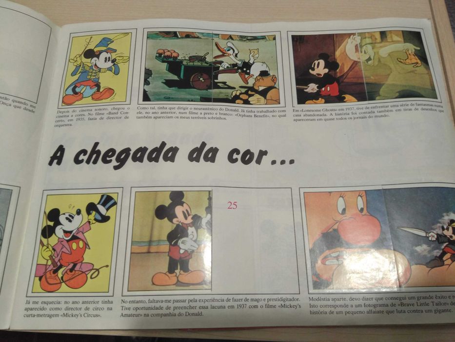 Caderneta de cromos Mickey Story - raridade
