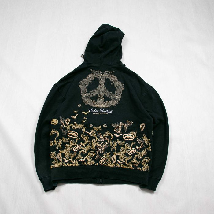 Ecko Unltd y2k baggy overprint bluza rozpinana M