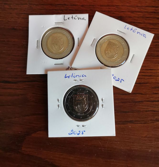 Letónia 2025 - Moeda comemorativa de 2€ UNC