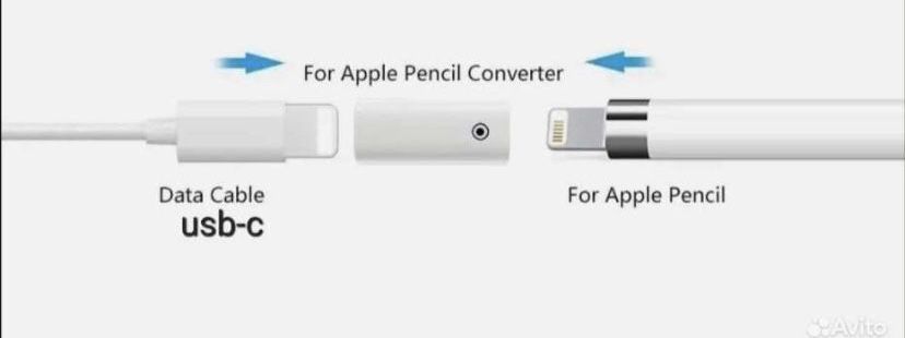 USB c to Apple Pencil adapter перехідник адаптер