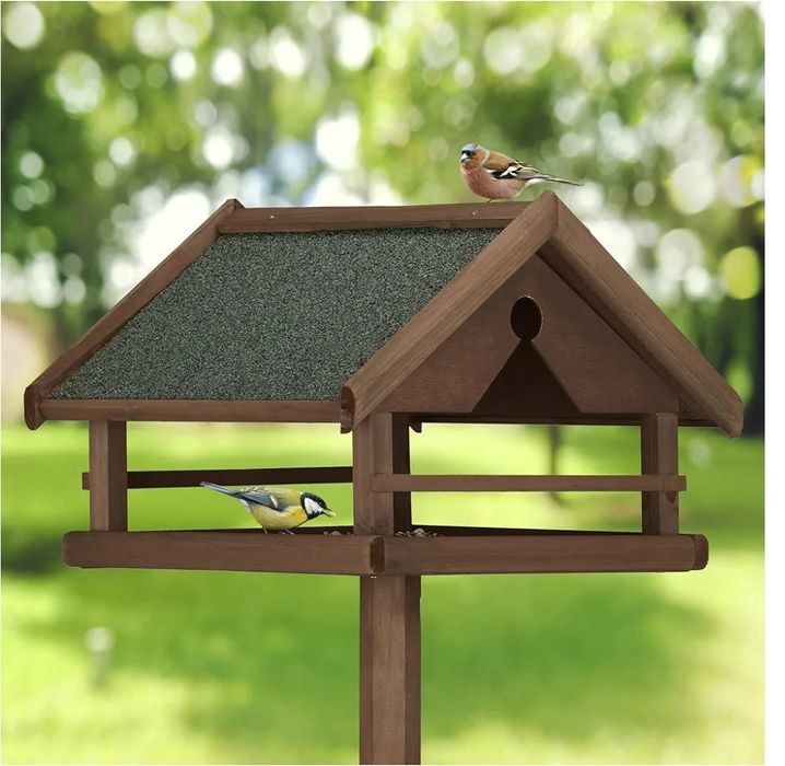 Relaxdays Karmnik dla ptaków ze stojakiem