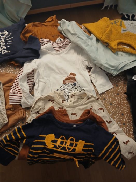 Lote de 18-24 meses. Calcas, t-shirts de manga comprida e sweatsl