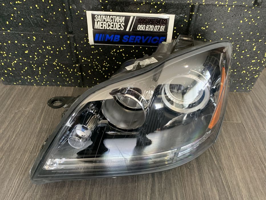 Фара gl 164 amg чорна night левая ліва америка