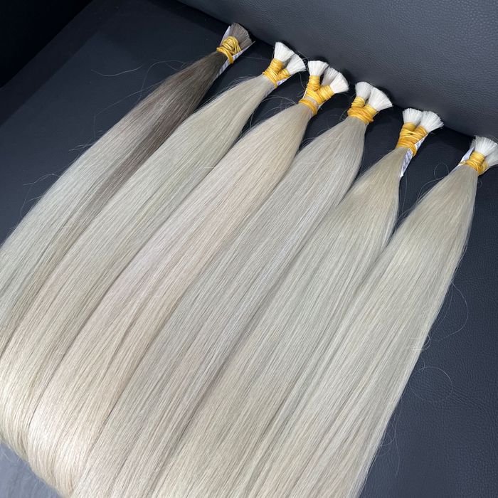 Волосы блонд, волосы натуральные для наращивания, славянка блонд