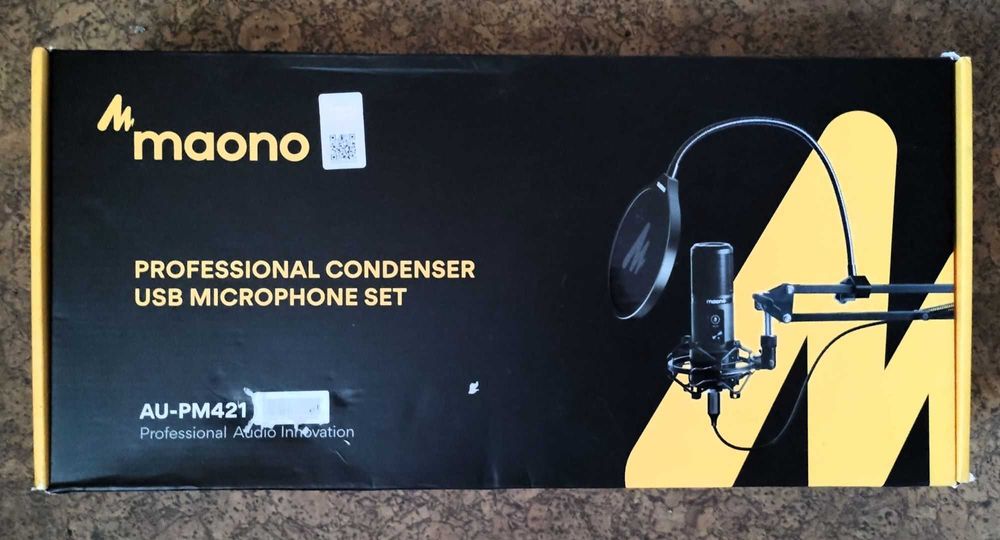 Mikrofon pojemnościowy, z przetwornikiem kardioidalnym MAONO AU-PM421