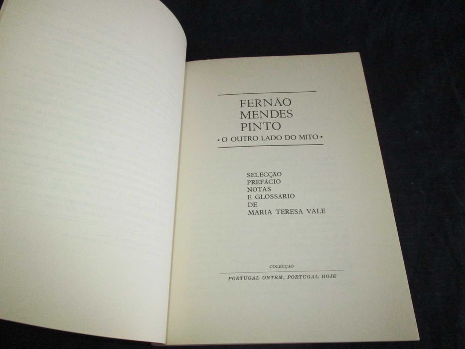 Livro Fernão Mendes Pinto O Outro Lado do Mito