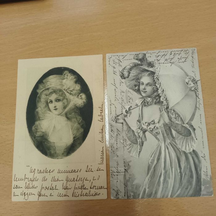 Postais antigos selados