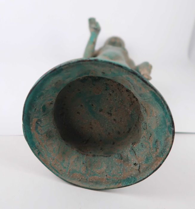 Escultura de Buda Caminhante 34 cm