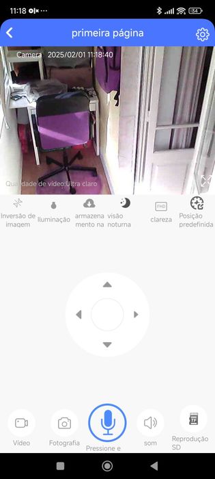 Câmera sem fio 360° panorâmica e27