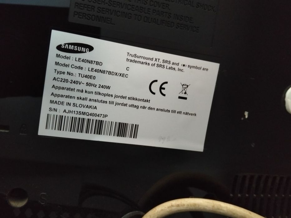 LCD Samsung 40 pol - LE40N87BDX/XEC