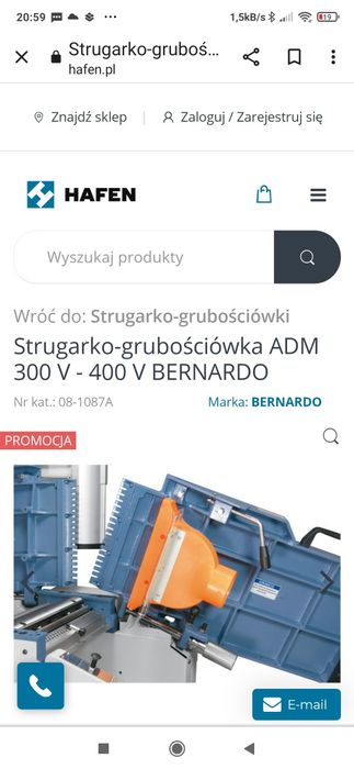 Strugarka grubościówka mało używana