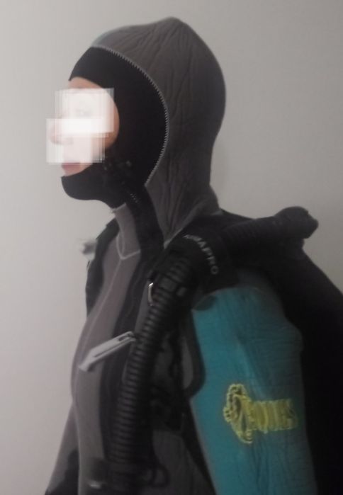 Skafander pianka do nurkowania