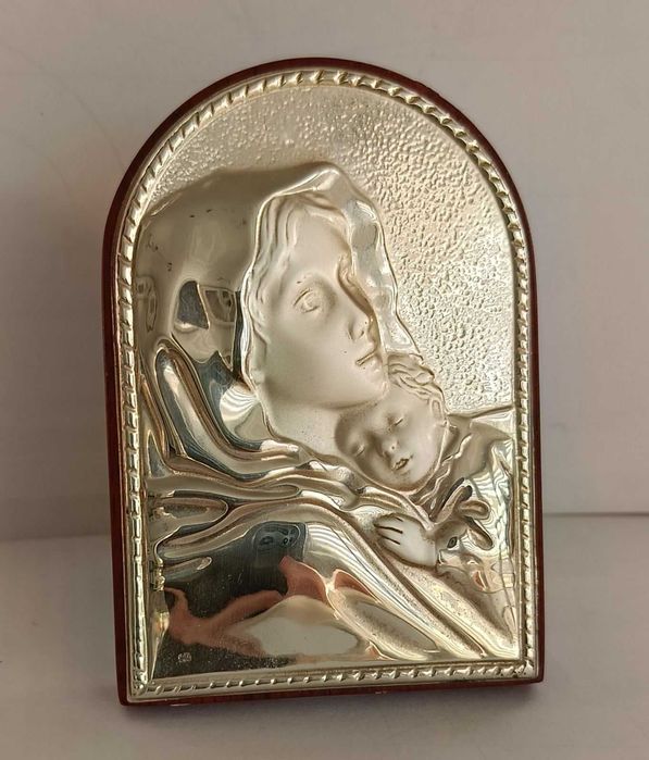 Ікона Богородиці образ срібло, Кіпр