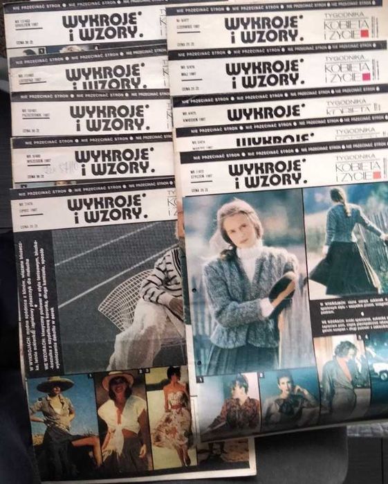 "Wzory i wykroje" dodatek do tygodnika Kobieta i Życie 50 numerów