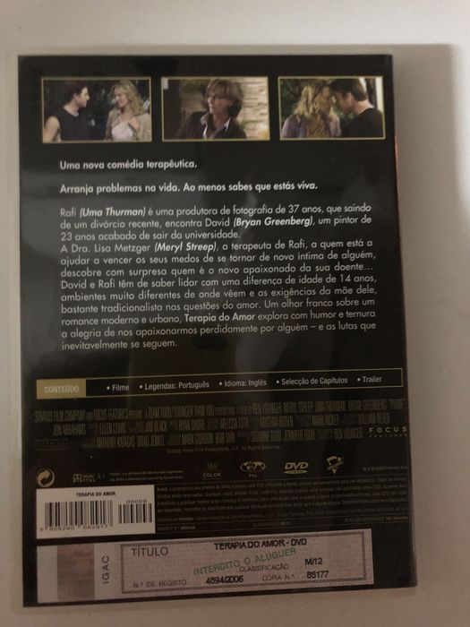 DVD Terapia do amor