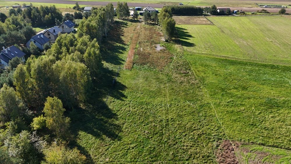 Działka budowlana Jasionka k. Sokolniki Las 1175 m² - Widok 4