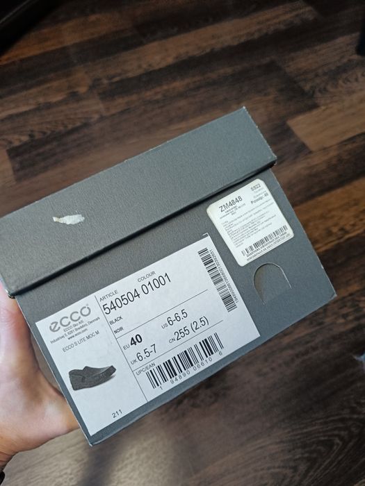 Мокасини ecco s lite moc m 40 розмір
