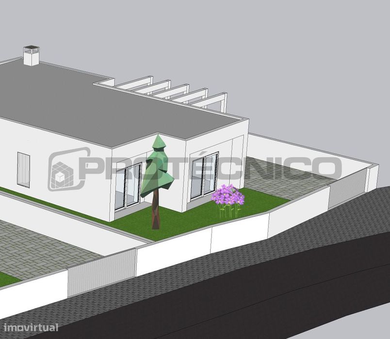 Moradia T3 Térrea Isolada - Bustos