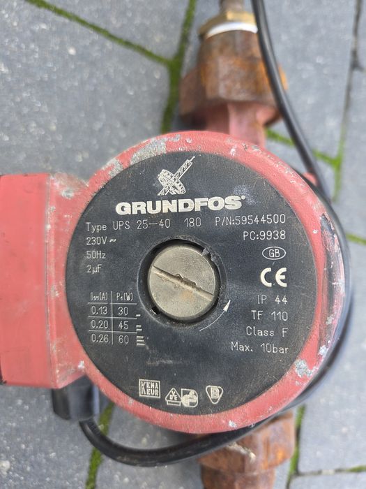 Pompa obiegowa, cyrkulacyjna Grundfos UPS 25 40 180. Sprawna
