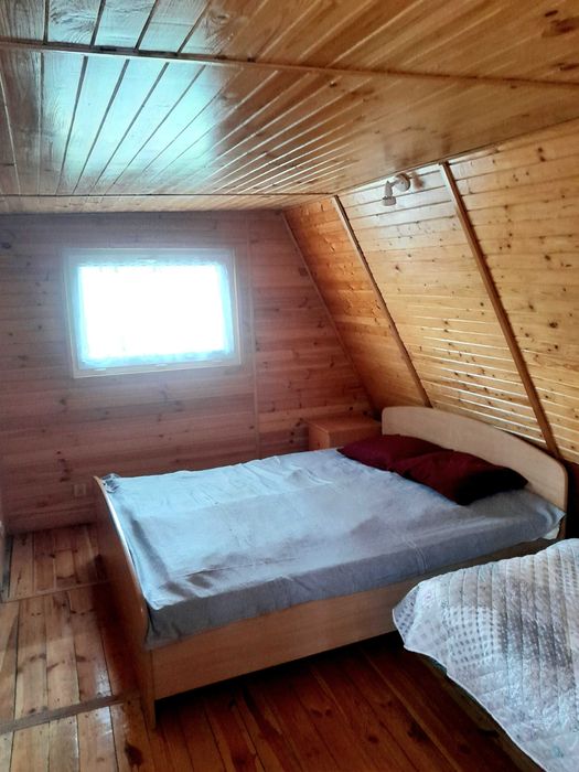 Wynajem Radzyń Sława  domek nad jeziorem Leśna Chatka 8-11 osób