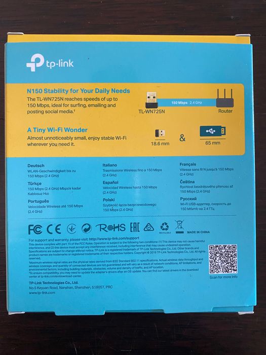 Wireless N USB adapter