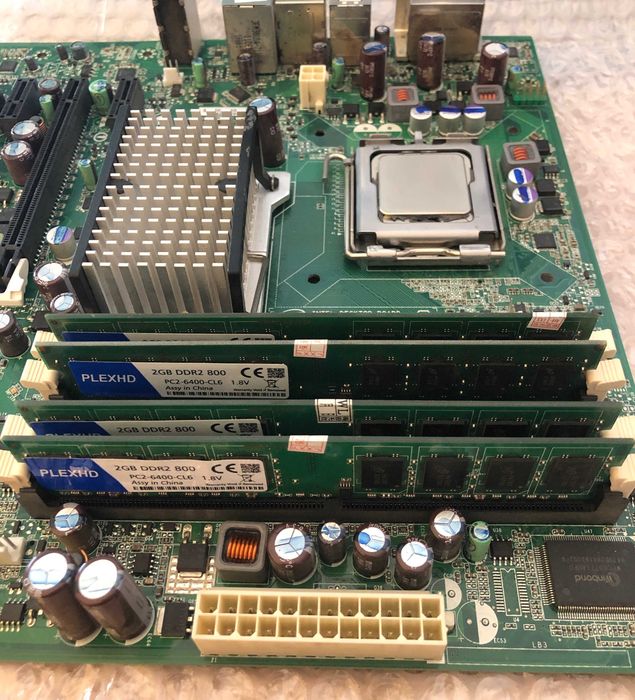 Kit Computador - Intel Core 2 Quad Q9550 + 8GB RAM + GeForce 605 + I/O Shield + Cooler