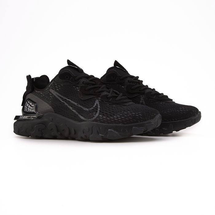 Кросівки Кроссовки Nike React Vision Black Чорний Чёрный Кросовки демісезон