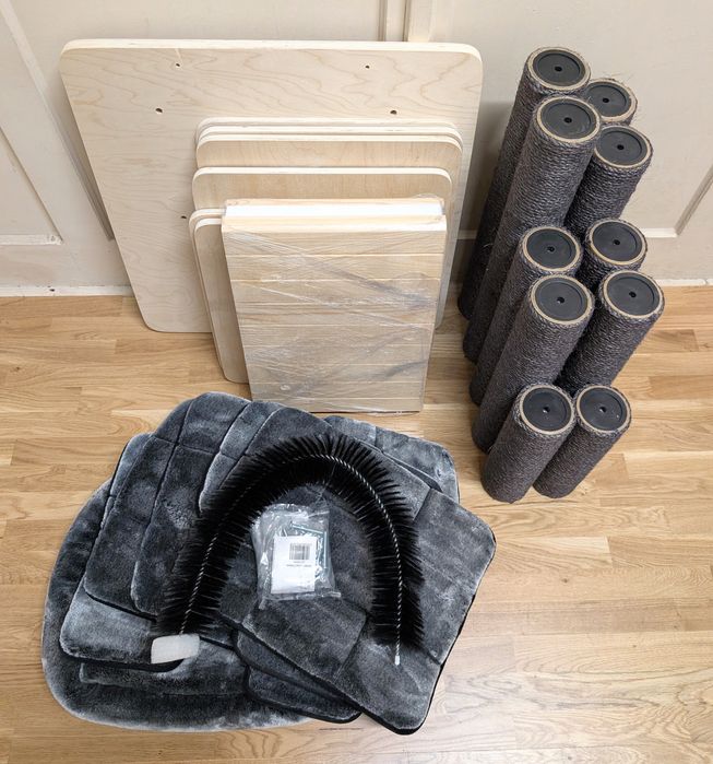 Modern Living Drapak dla Kota Chelsea Ciemnoszary 82x72x185cm DUŻY