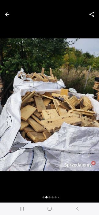 Drewno kominkowe z palet ,transport big bag