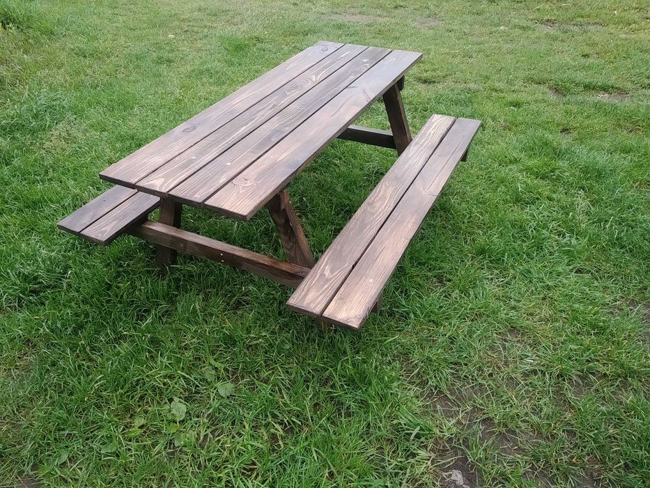Дитячий столик з лавками, садовий! Детский столик из дерева!