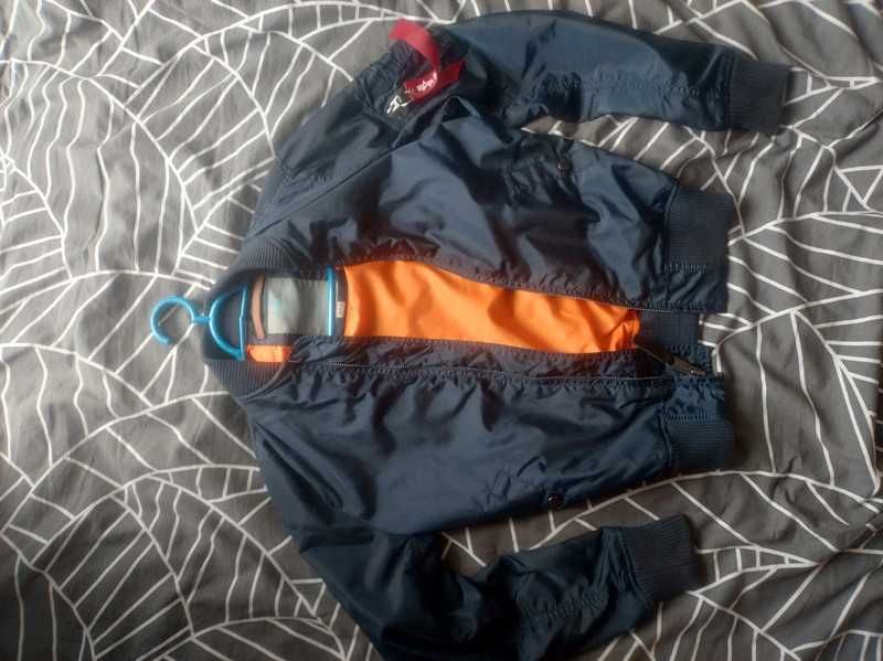 Kurtka Alpha Industries ma-1 Bomberka Granatowa Męska Wiosenna S