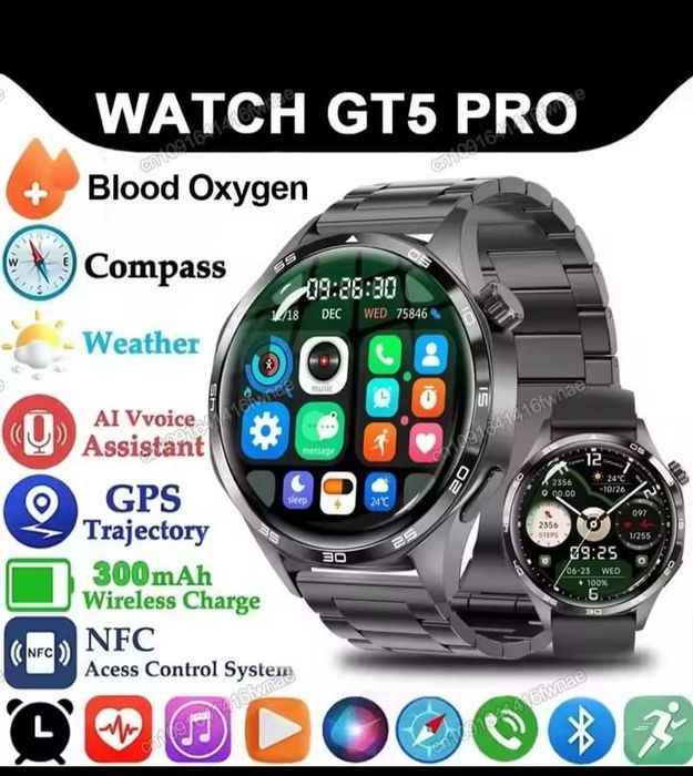 GT5 PRO  NFC smartwatch nowy tanio