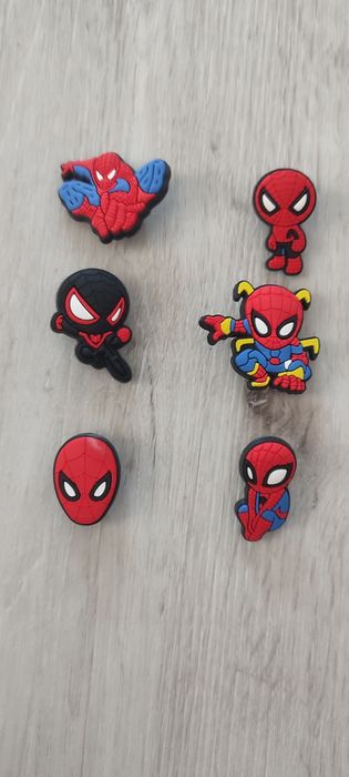 Przypinki do Crocs Spiderman 6 szt